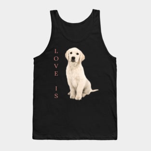 Labrador Retriever Women Men White Lab Dog Mom Tank Top